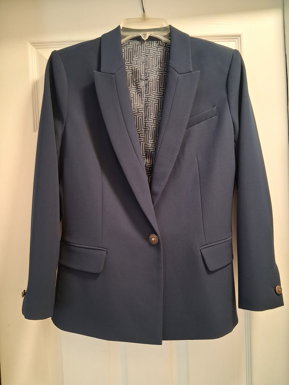 Ted Baker London Navy Single-Button Tailored Blazer